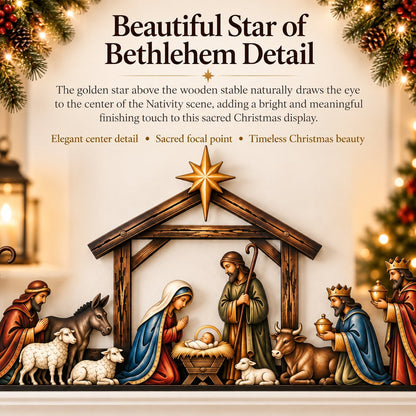 ✝️Nativity Scene Door Topper | Bring The Story Of Christmas Home