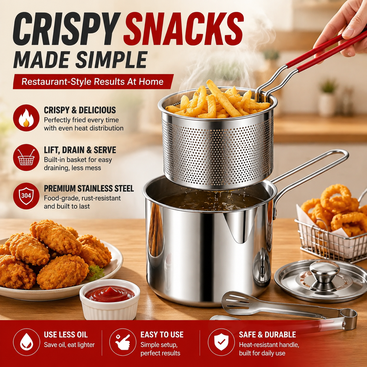 🔥Personal Mini Deep Fryer Set🍟