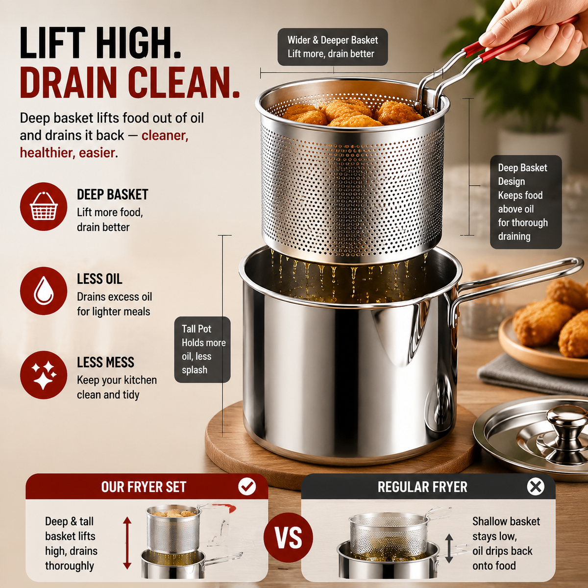 🔥Personal Mini Deep Fryer Set🍟