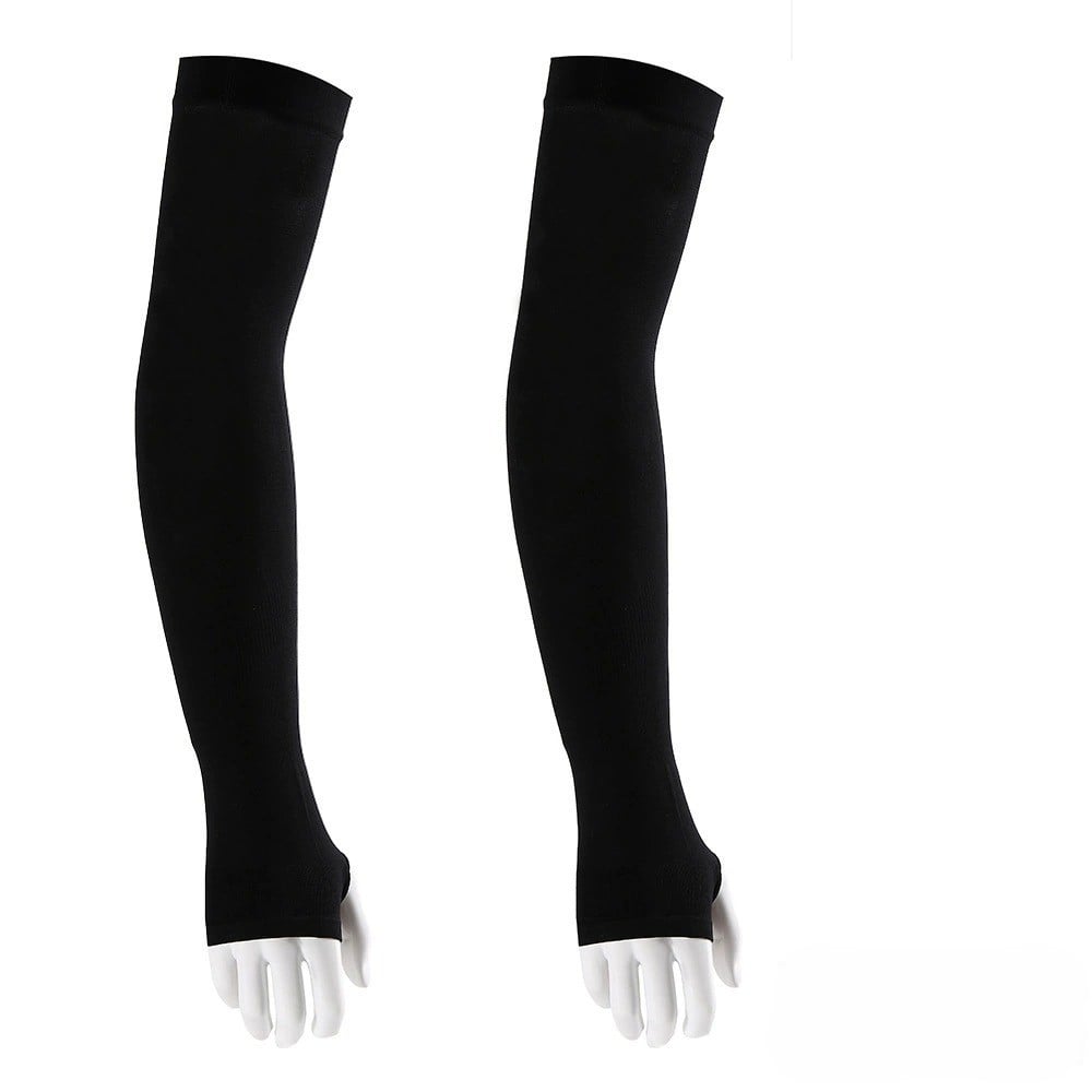 ☀️ UPF 50+ Cooling UV Arm Sleeves 🧊 | High Stretch Compression Fabric | Anti-UV Breathable Sleeves for Men Women
