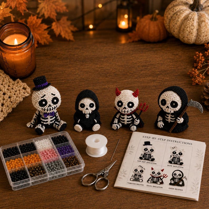 3D Beaded Skeleton DIY Kit