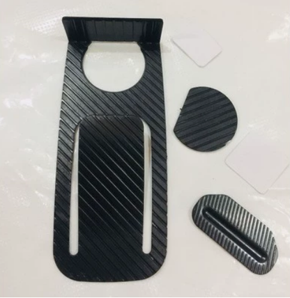 GripLock™ No-Drill Door Stopper — Low-Profile Repositionable Interior Door Holder