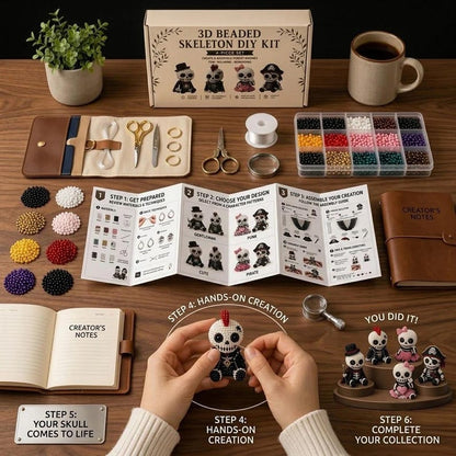 3D Beaded Skeleton DIY Kit