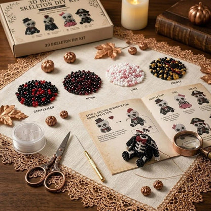 3D Beaded Skeleton DIY Kit