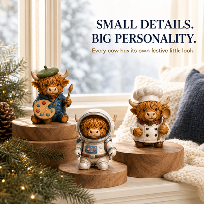 🔥LAST DAY 53% OFF-🐮 24 Days of Highland Cow Advent Calendar