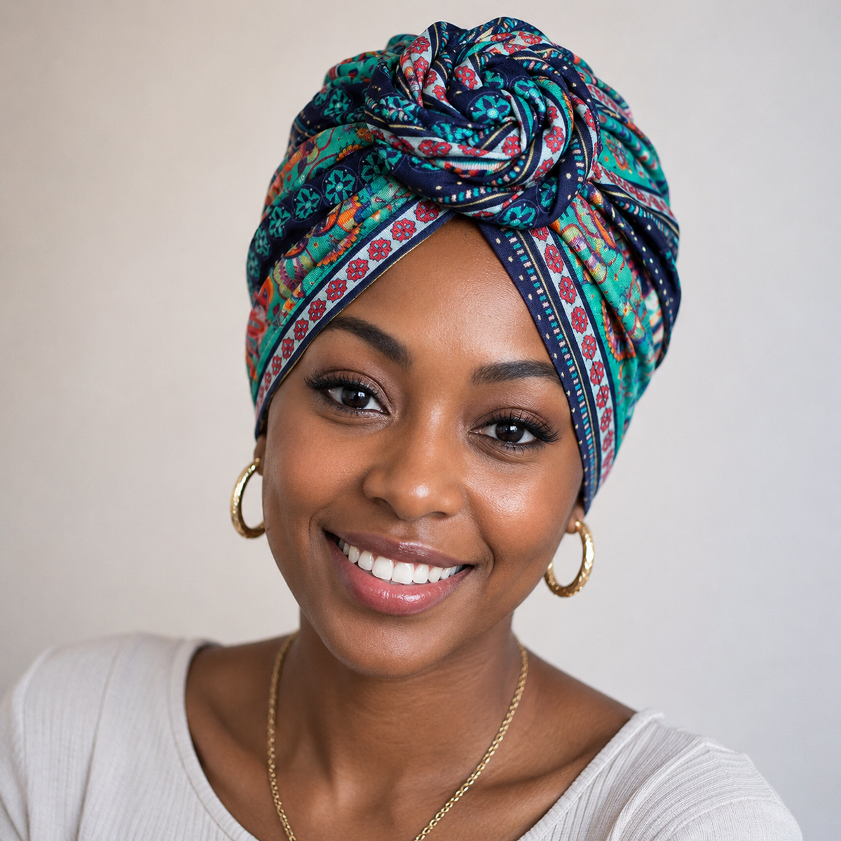 Luxury Silk Hair Turban – Style Meets Protection, Anytime