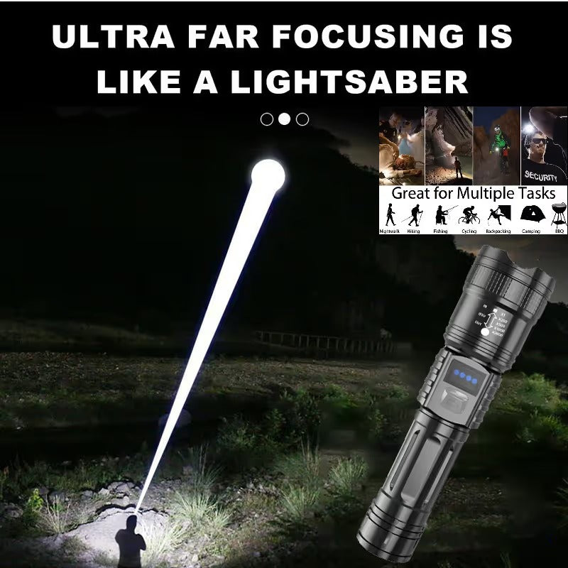 🔥LAST DAY 50% OFF🔦⚡ High-Power Flashlight – Bright Beam, Compact Design & Reliable Illumination Anywhere! 🌙✨