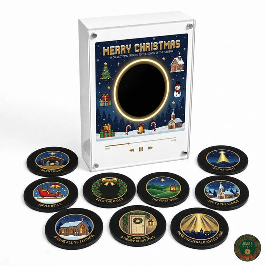 🔥 Last Day 50% OFF✨-🎄Christmas Tunes Player with 9 Magnetic Discs for Festive Family Fun & Holiday Cheer 🎶✨