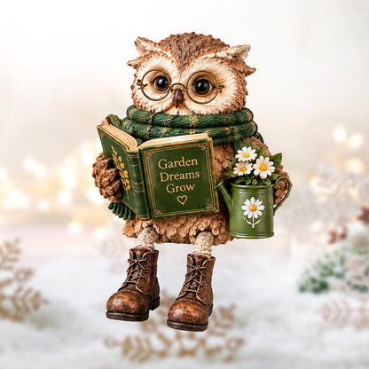 🦉📚 Book Lover Owl Shelf Sitter – Charming Décor for Cozy Reading Spaces! ✨🏡