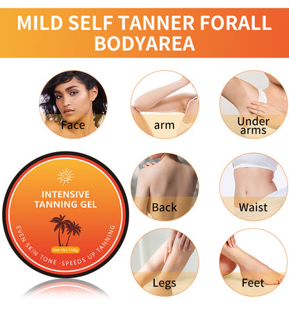 Intense Dark Tanning Gel – Luxurious Formula