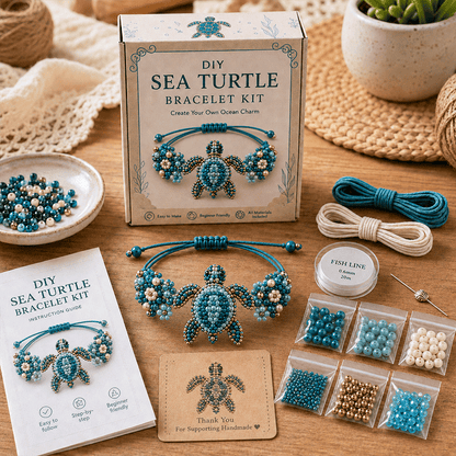 🔥50% Off Last Day - 🐙DIY Beaded Bracelet Making Kit