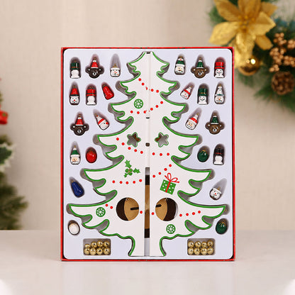🎄 DIY Wooden Christmas Tree Ornament — Tabletop Festive Decor Kit