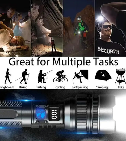 🔥LAST DAY 50% OFF🔦⚡ High-Power Flashlight – Bright Beam, Compact Design & Reliable Illumination Anywhere! 🌙✨