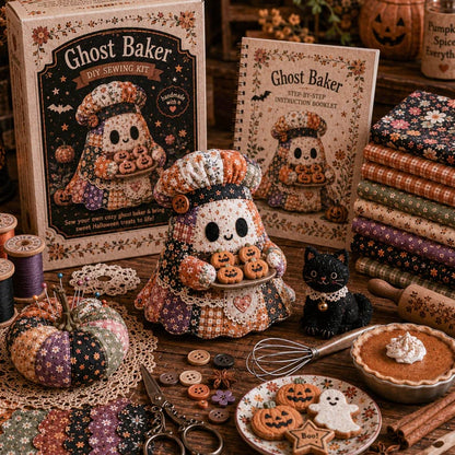 🔥49% Off  - 👻Little Ghost’s Cozy Halloween DIY Patchwork Kit