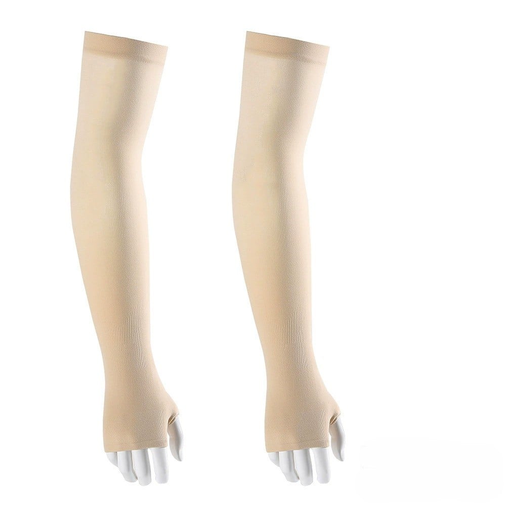 ☀️ UPF 50+ Cooling UV Arm Sleeves 🧊 | High Stretch Compression Fabric | Anti-UV Breathable Sleeves for Men Women