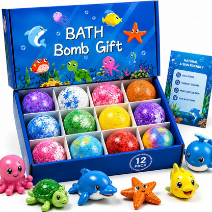 Kids Bubble Bath Bomb Set