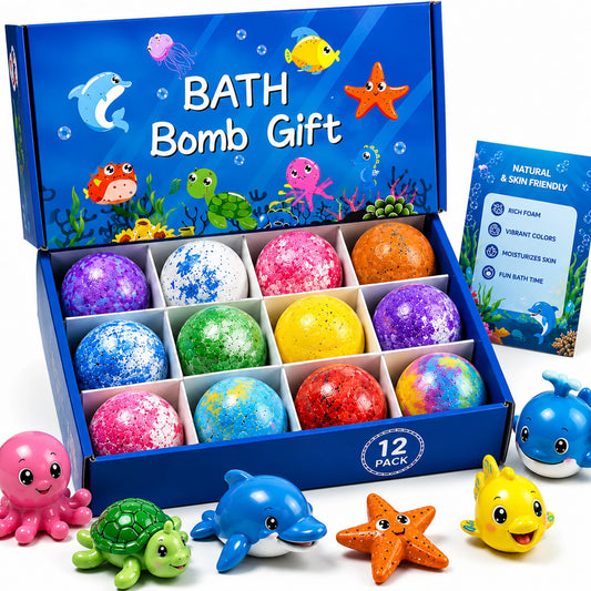 Kids Bubble Bath Bomb Set