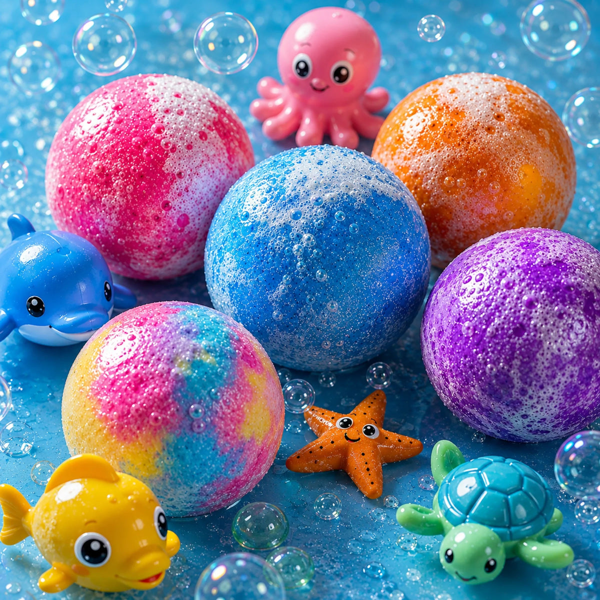 Kids Bubble Bath Bomb Set