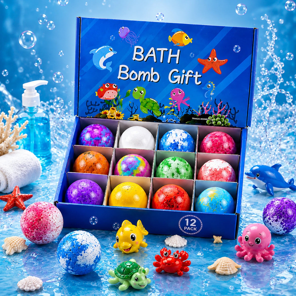 Kids Bubble Bath Bomb Set