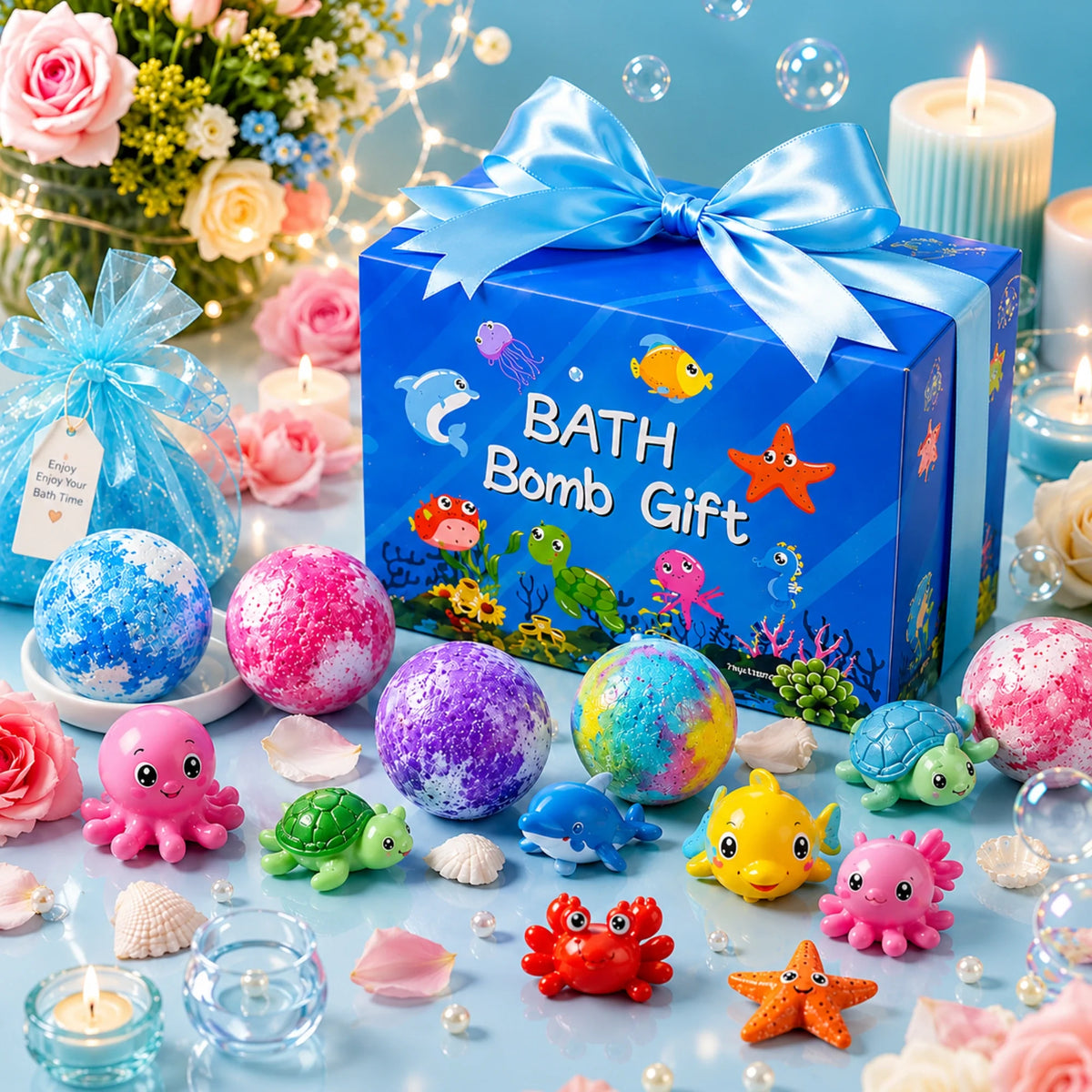 Kids Bubble Bath Bomb Set