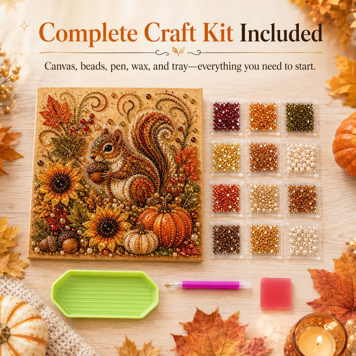 🔥Last Day 49% OFF - 🍂✨Autumn Pearl Painting Kit