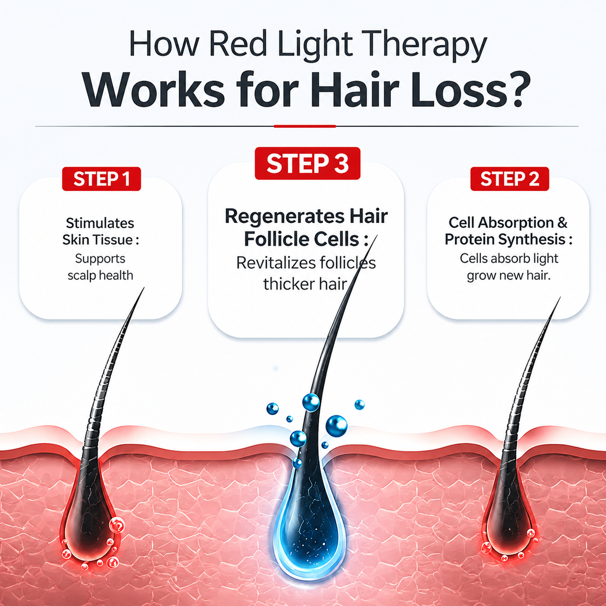 Red Light Therapy Hair Growth Cap