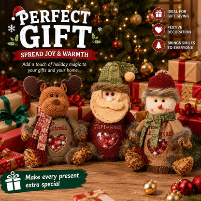 🎄🎁 Christmas Gift Bags – Reusable Zipper Design for Festive Gifting! ✨🎅