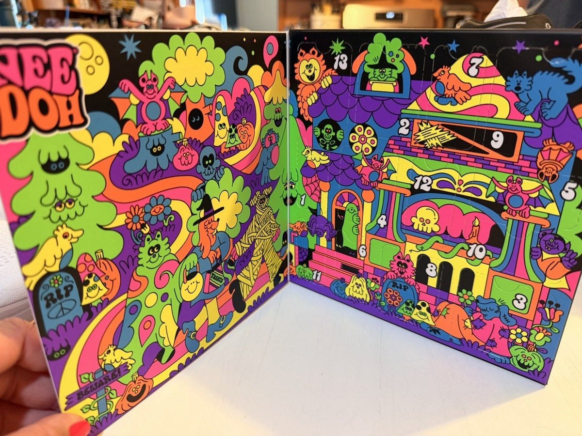 🔥HOT SALE 50% OFF -👻🎁NeeDoh Funky FrightsTM Squish-O-Ween Countdown