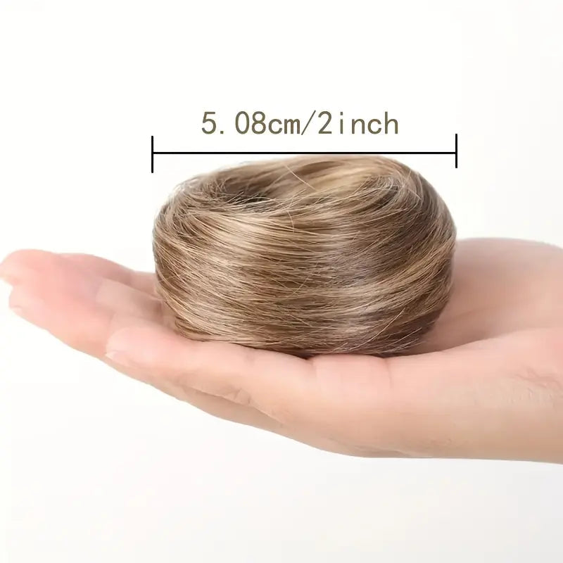 💁 Last Day 50% OFF💖-✨ Synthetic Curly Messy Bun Scrunchie for Quick, Easy & Stylish Hairstyles 🎀