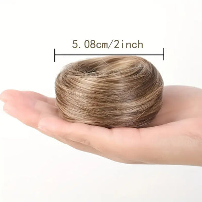 💁 Last Day 50% OFF💖-✨ Synthetic Curly Messy Bun Scrunchie for Quick, Easy & Stylish Hairstyles 🎀