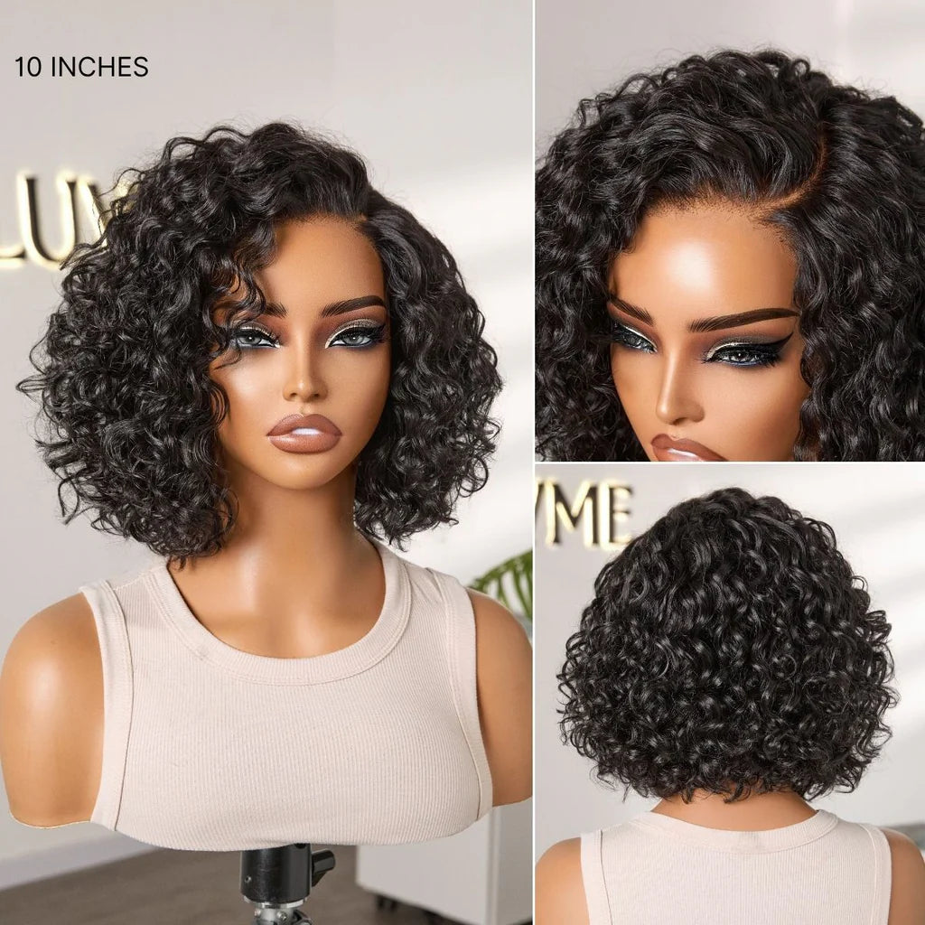 🔥Ready-to-Wear Glueless Curly Bob Wig