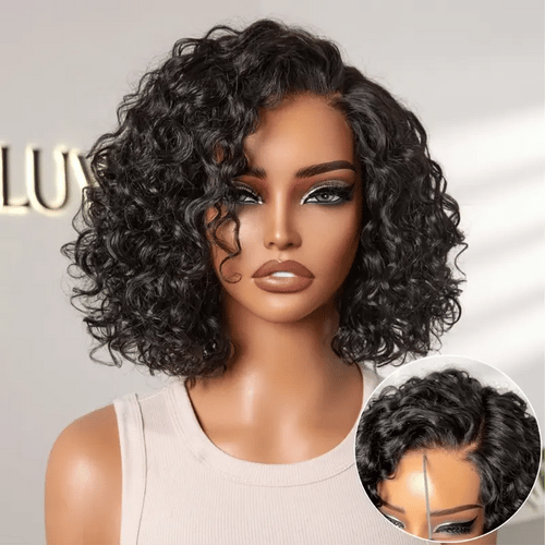 🔥Ready-to-Wear Glueless Curly Bob Wig