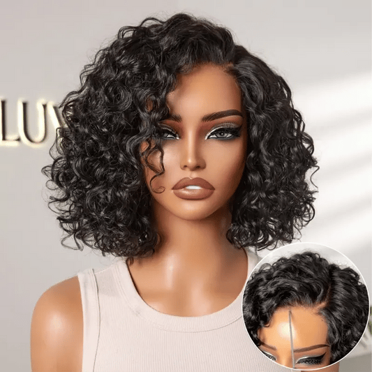 🔥Ready-to-Wear Glueless Curly Bob Wig