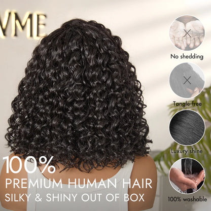 🔥Ready-to-Wear Glueless Curly Bob Wig