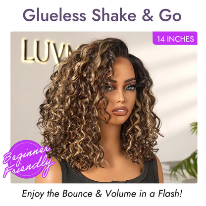 🔥Ready-to-Wear Glueless Curly Bob Wig