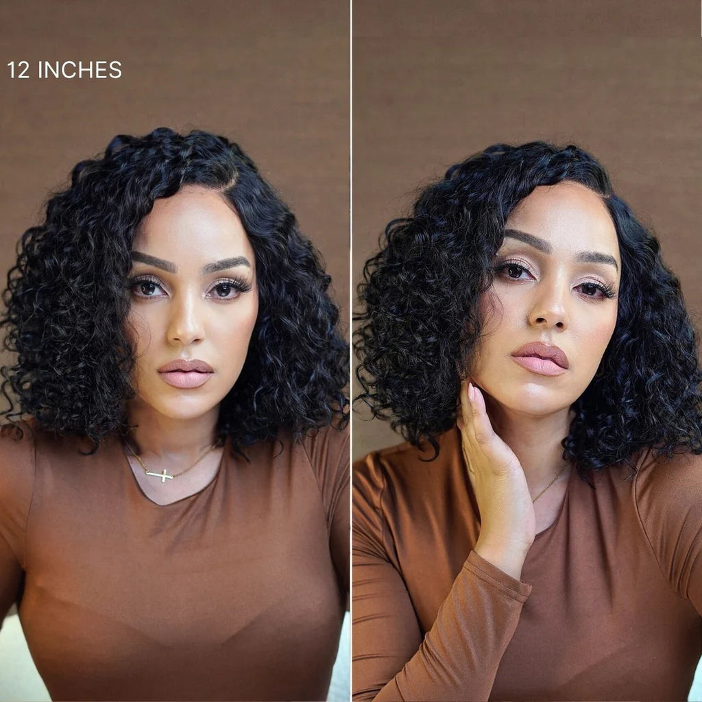 🔥Ready-to-Wear Glueless Curly Bob Wig