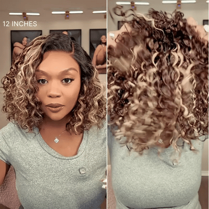 🔥Ready-to-Wear Glueless Curly Bob Wig