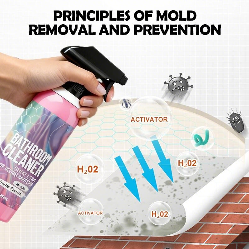 ⏰Last day Promotion 🔥-✨Bathroom Cleaner for Sparkling Results in Seconds Without Harsh Fumes 🧼💧