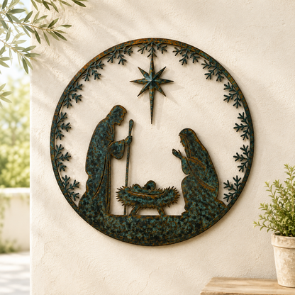 ⏰Last day Promotion 🔥-Nativity Scene Christmas Wall Decor