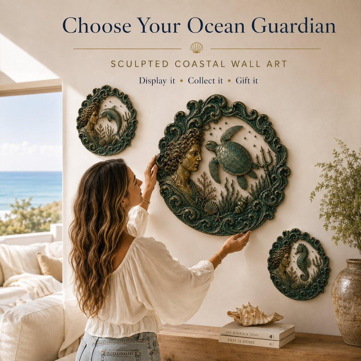 🌊 🔱Vintage Ocean Theme Wall Decor Collection  📦