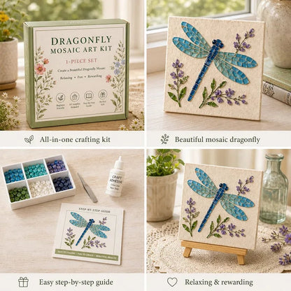 🔥 Last Day 49% OFF - 🌿 Watering Can Mosaic Art Kit | Beginner-Friendly Floral DIY Craft with Vibrant Mosaic Beads & Sturdy Display Base ✨
