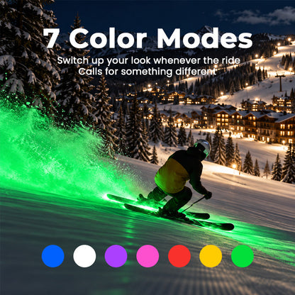 ⛷️ Ride Brighter with a Ski LED Light Strip