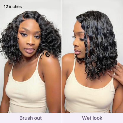 🔥Ready-to-Wear Glueless Curly Bob Wig
