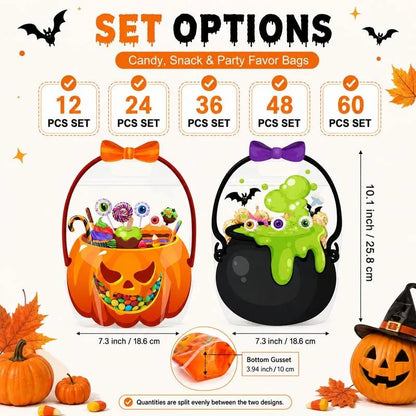 Halloween Plastic Goodie Bags