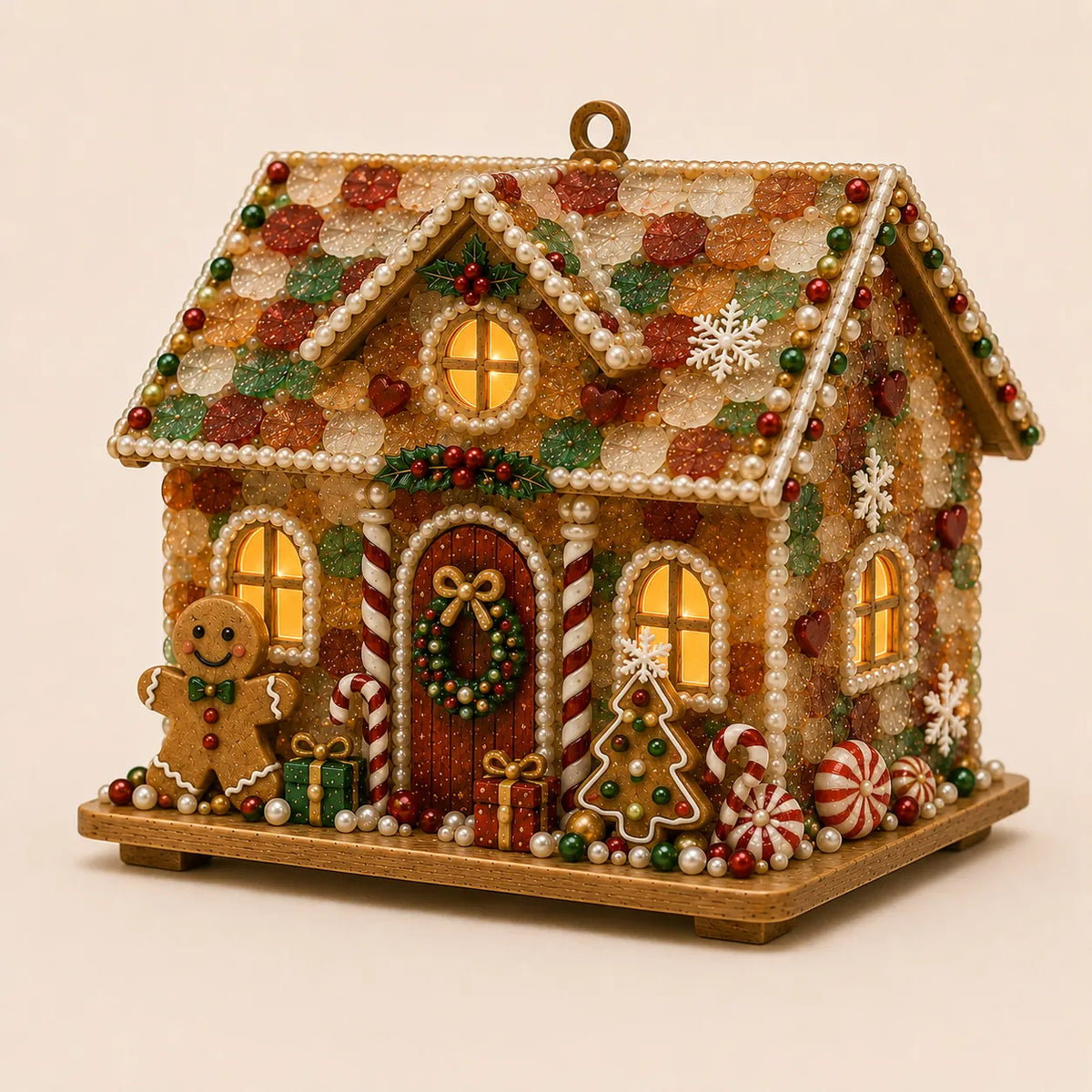 🎄✨ DIY Glowing Coastal Christmas Cottage Kit – Easy Crafting & Festive Coastal Charm! 🏡💖