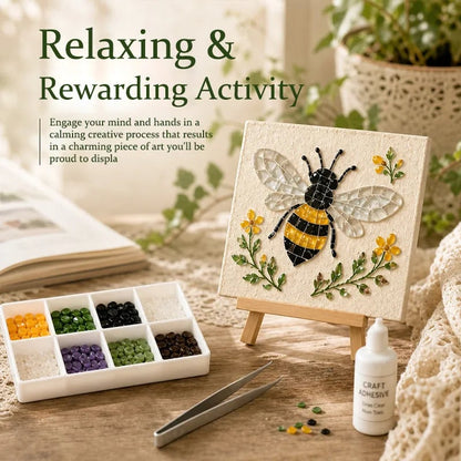 🔥 Last Day 49% OFF - 🌿 Watering Can Mosaic Art Kit | Beginner-Friendly Floral DIY Craft with Vibrant Mosaic Beads & Sturdy Display Base ✨