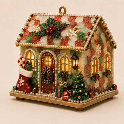 🎄✨ DIY Glowing Coastal Christmas Cottage Kit – Easy Crafting & Festive Coastal Charm! 🏡💖