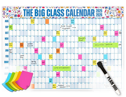 🔥 Back-to-School Sale — 49% OFF Today! 💥📅 The Big Class Calendar - Academic Year 2026-2027 🔥