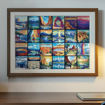 🧩✈️ Travel Series 24 Mini Pack – 1000-Piece Jigsaw Puzzles with 8 Stickers & 3 Travel Themes! 🌍🏞️✨