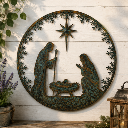 ⏰Last day Promotion 🔥-Nativity Scene Christmas Wall Decor